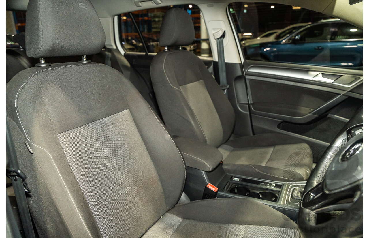 6/2015 Volkswagen Golf 90 TSI MK7 MY15 5d Hatchback White Turbo 1.4L