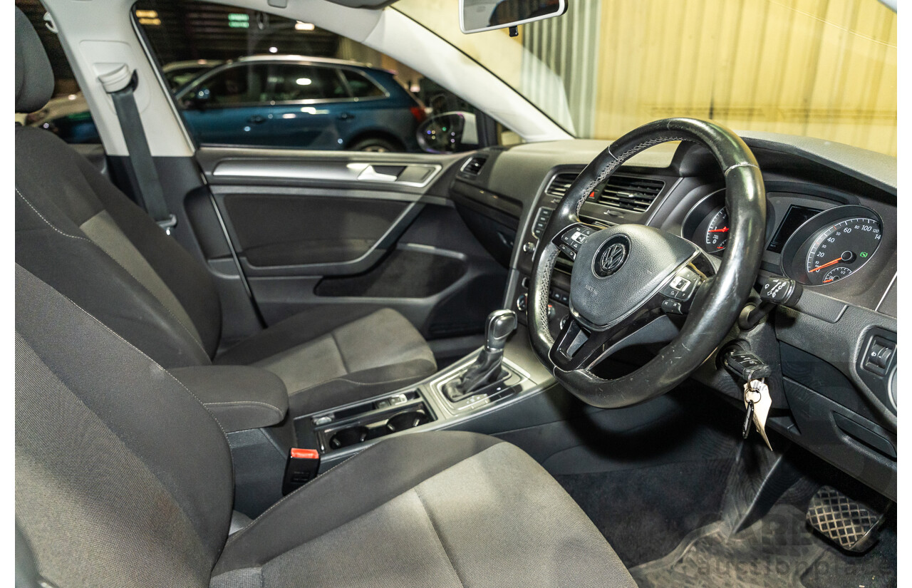 6/2015 Volkswagen Golf 90 TSI MK7 MY15 5d Hatchback White Turbo 1.4L