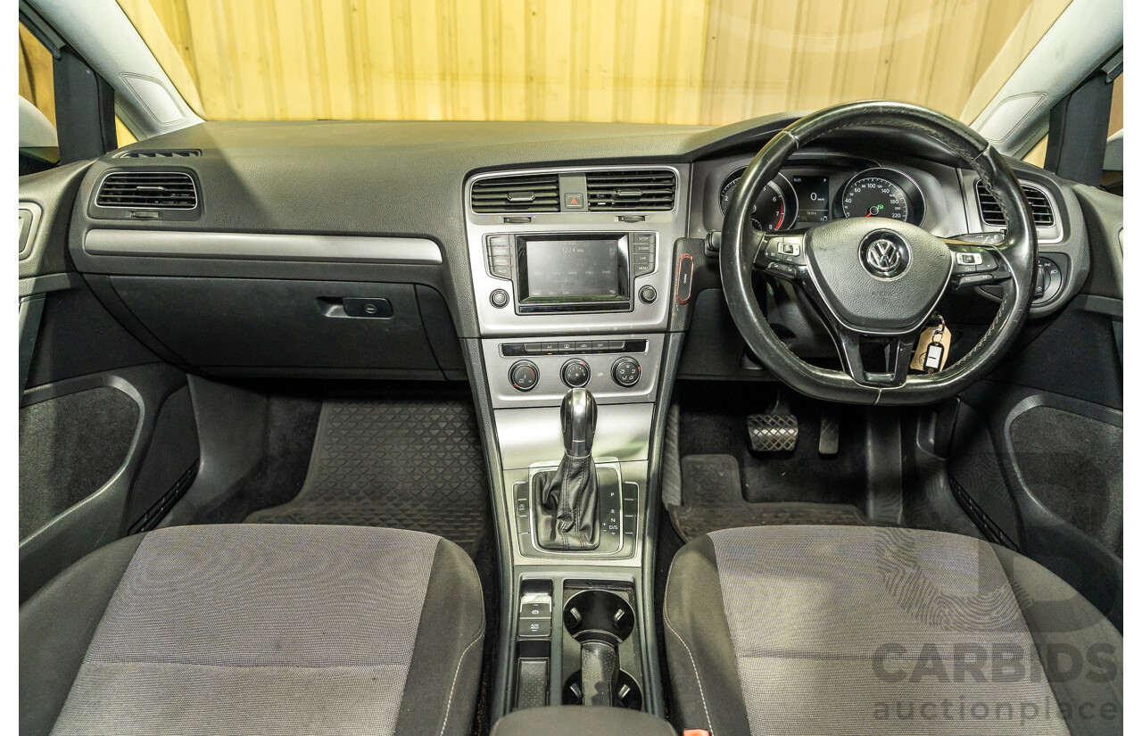 6/2015 Volkswagen Golf 90 TSI MK7 MY15 5d Hatchback White Turbo 1.4L