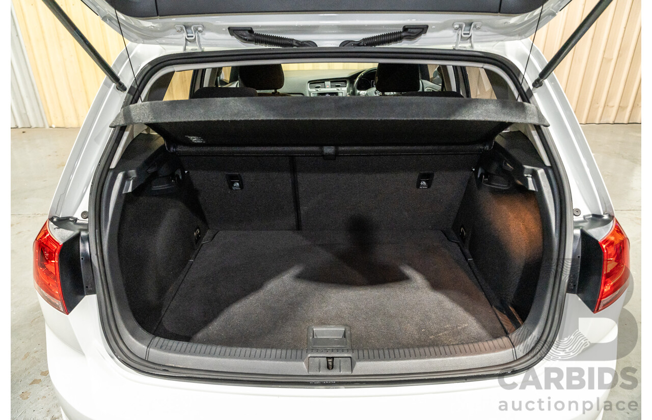 6/2015 Volkswagen Golf 90 TSI MK7 MY15 5d Hatchback White Turbo 1.4L