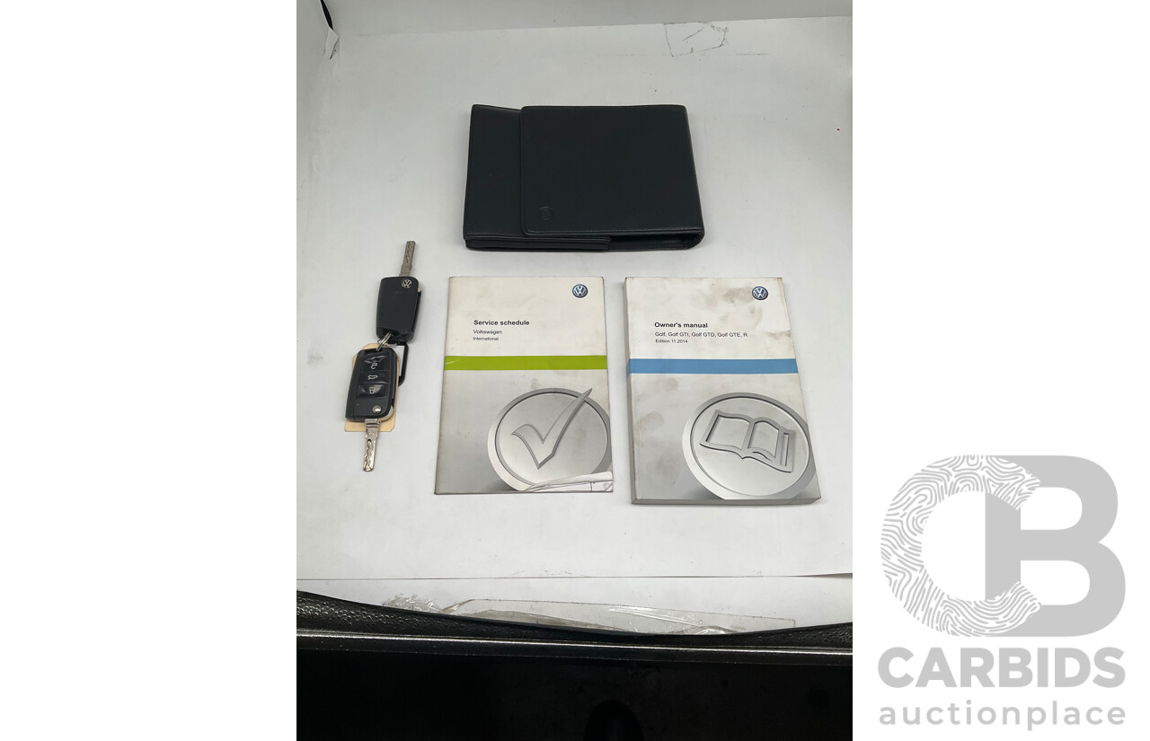 6/2015 Volkswagen Golf 90 TSI MK7 MY15 5d Hatchback White Turbo 1.4L