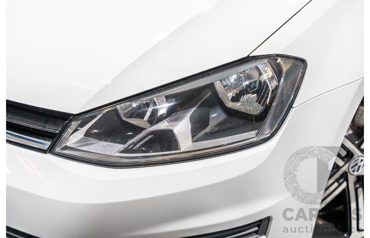6/2015 Volkswagen Golf 90 TSI MK7 MY15 5d Hatchback White Turbo 1.4L