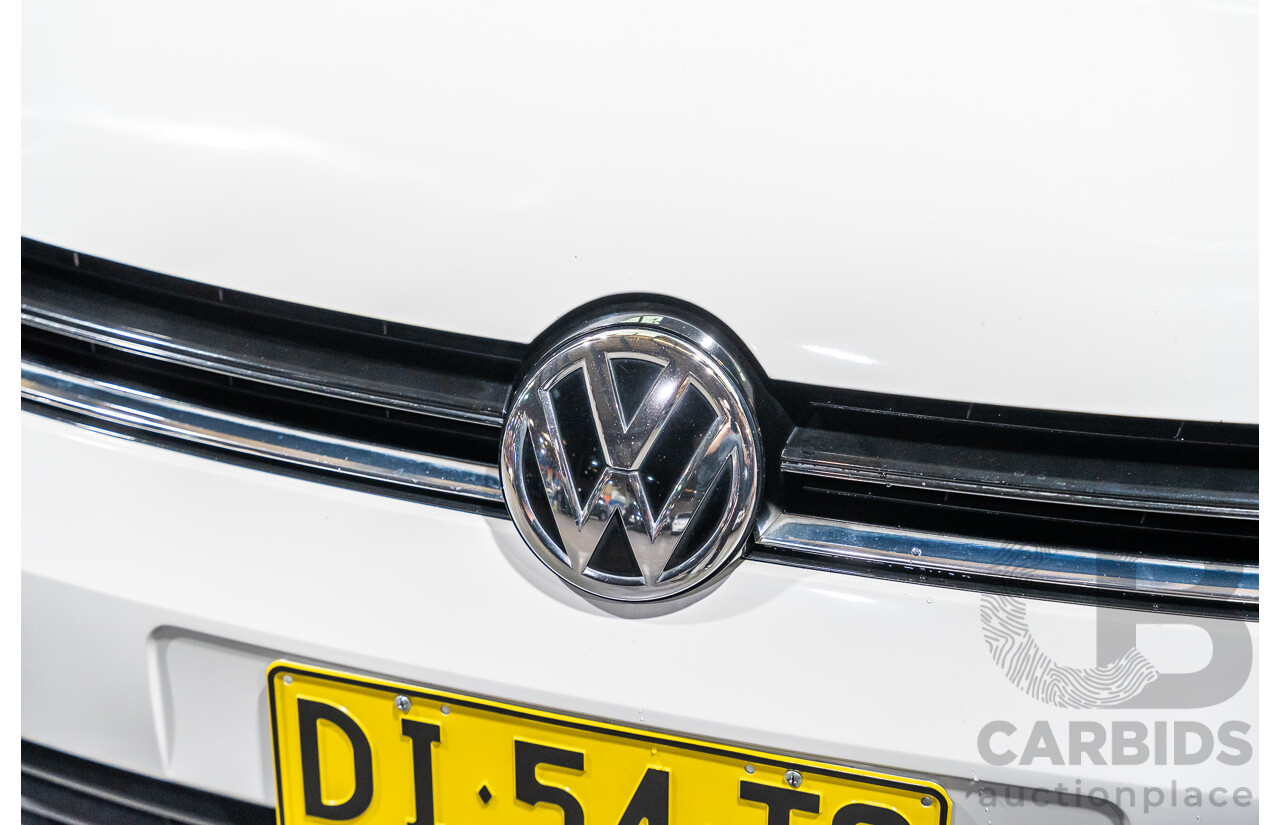 6/2015 Volkswagen Golf 90 TSI MK7 MY15 5d Hatchback White Turbo 1.4L