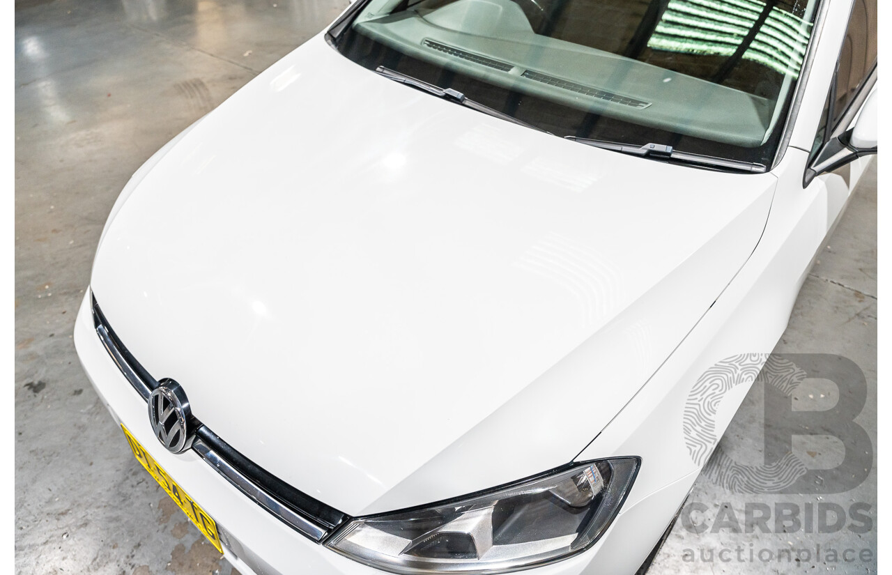 6/2015 Volkswagen Golf 90 TSI MK7 MY15 5d Hatchback White Turbo 1.4L