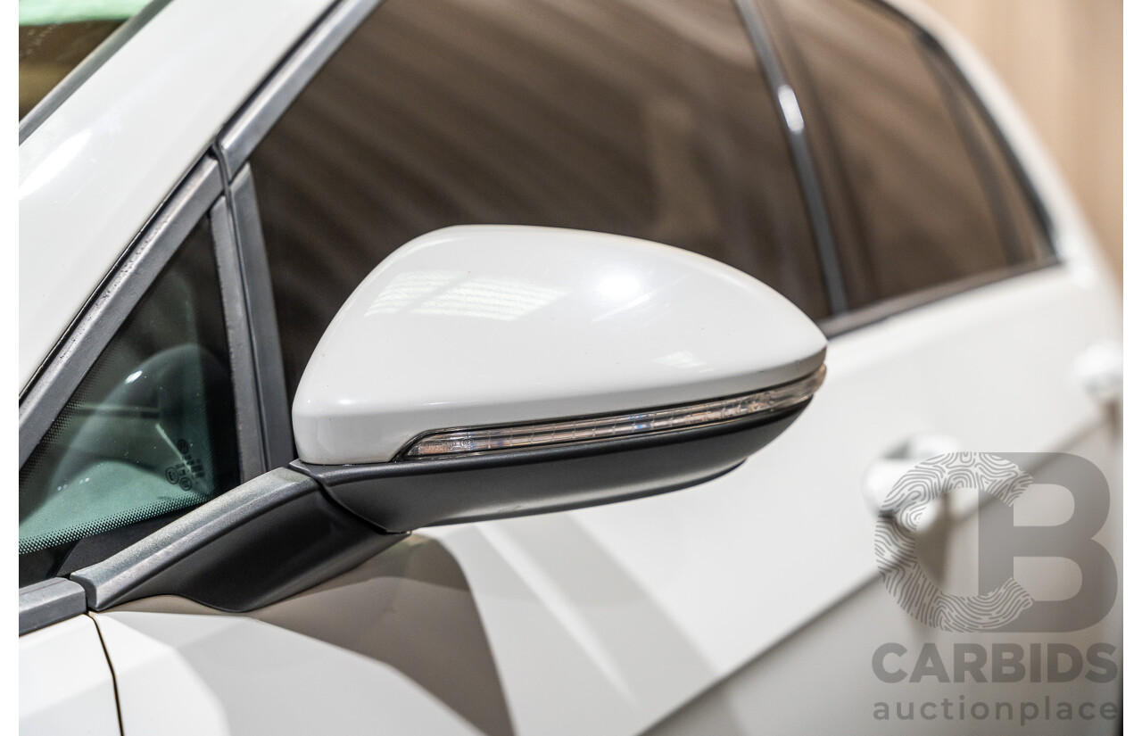 6/2015 Volkswagen Golf 90 TSI MK7 MY15 5d Hatchback White Turbo 1.4L