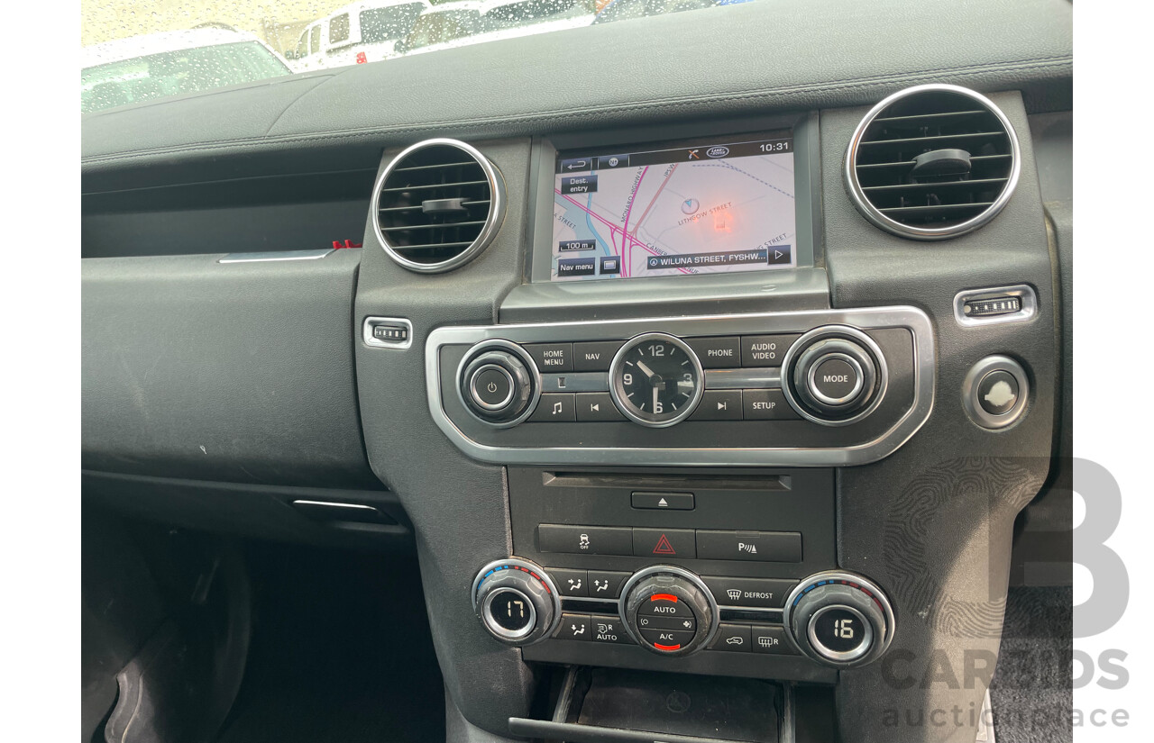 08/2012 Land Rover Discovery 4 3.0 SDV6 HSE 4x4 MY12 4D Wagon White 3.0L