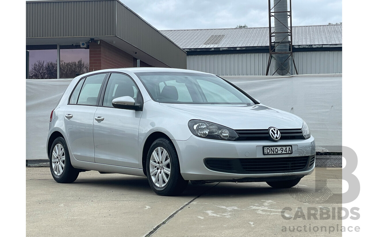 05/2012 Volkswagen Golf 90 TSI TRENDLINE FWD 1K MY12 5D Hatchback Silver Or Chrome 1.4L