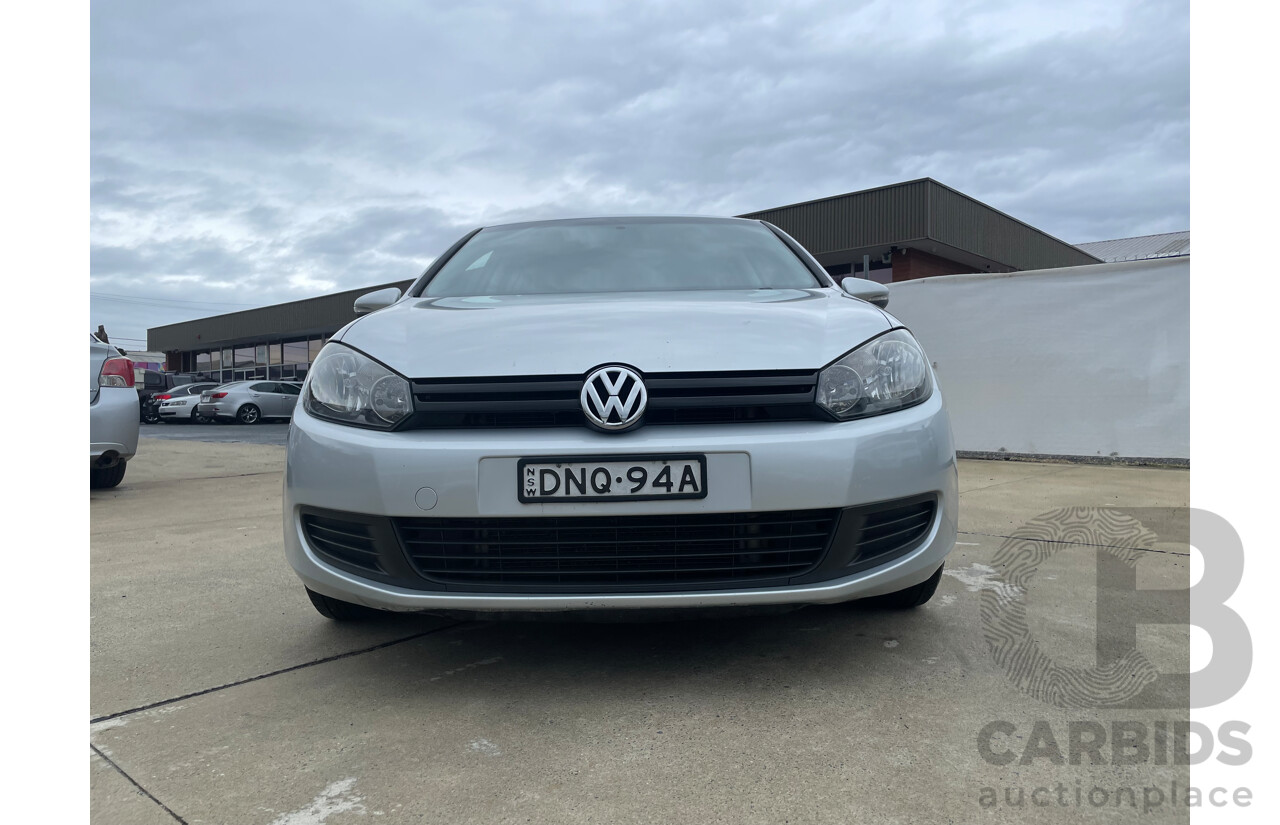 05/2012 Volkswagen Golf 90 TSI TRENDLINE FWD 1K MY12 5D Hatchback Silver Or Chrome 1.4L