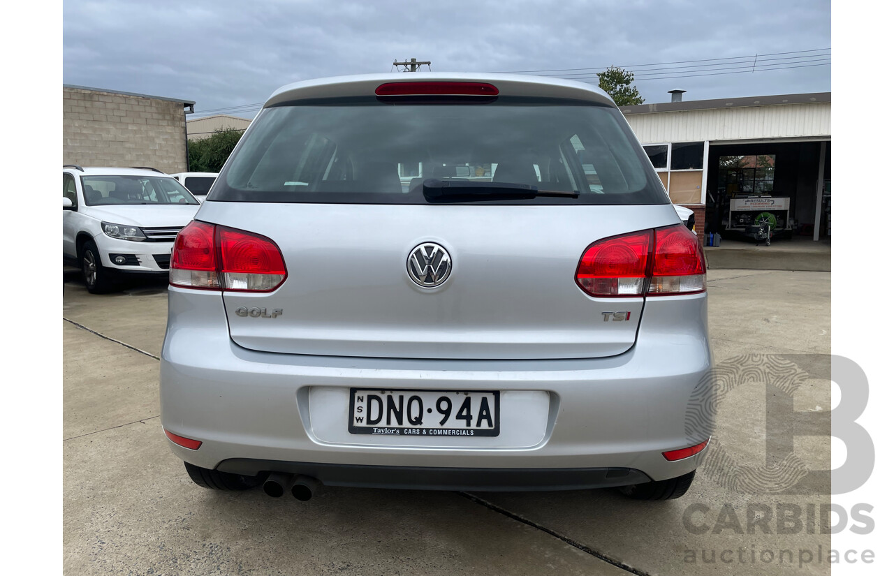 05/2012 Volkswagen Golf 90 TSI TRENDLINE FWD 1K MY12 5D Hatchback Silver Or Chrome 1.4L