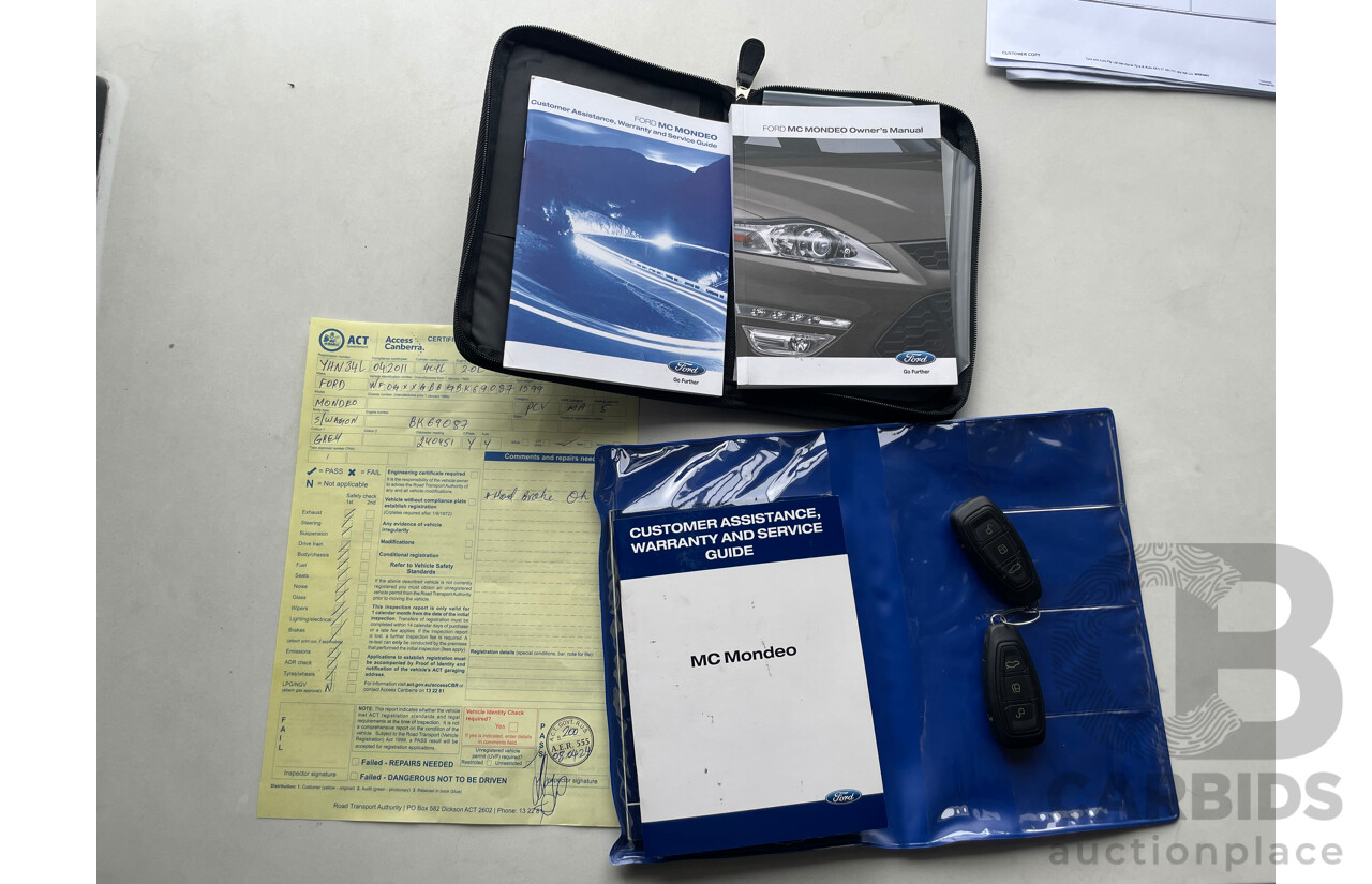 4/2011 Ford Mondeo LX MC 4d Wagon Grey 2.3L