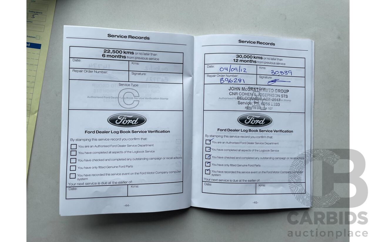 4/2011 Ford Mondeo LX MC 4d Wagon Grey 2.3L