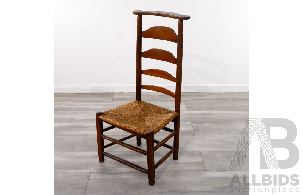 Oak Prie Dieu Chair