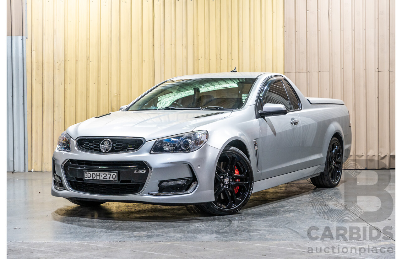 3/2016 Holden Commodore Utility SS-V Redline VF11 Utility Nitrate Silver V8 6.2L - Walkinshaw W407 Package