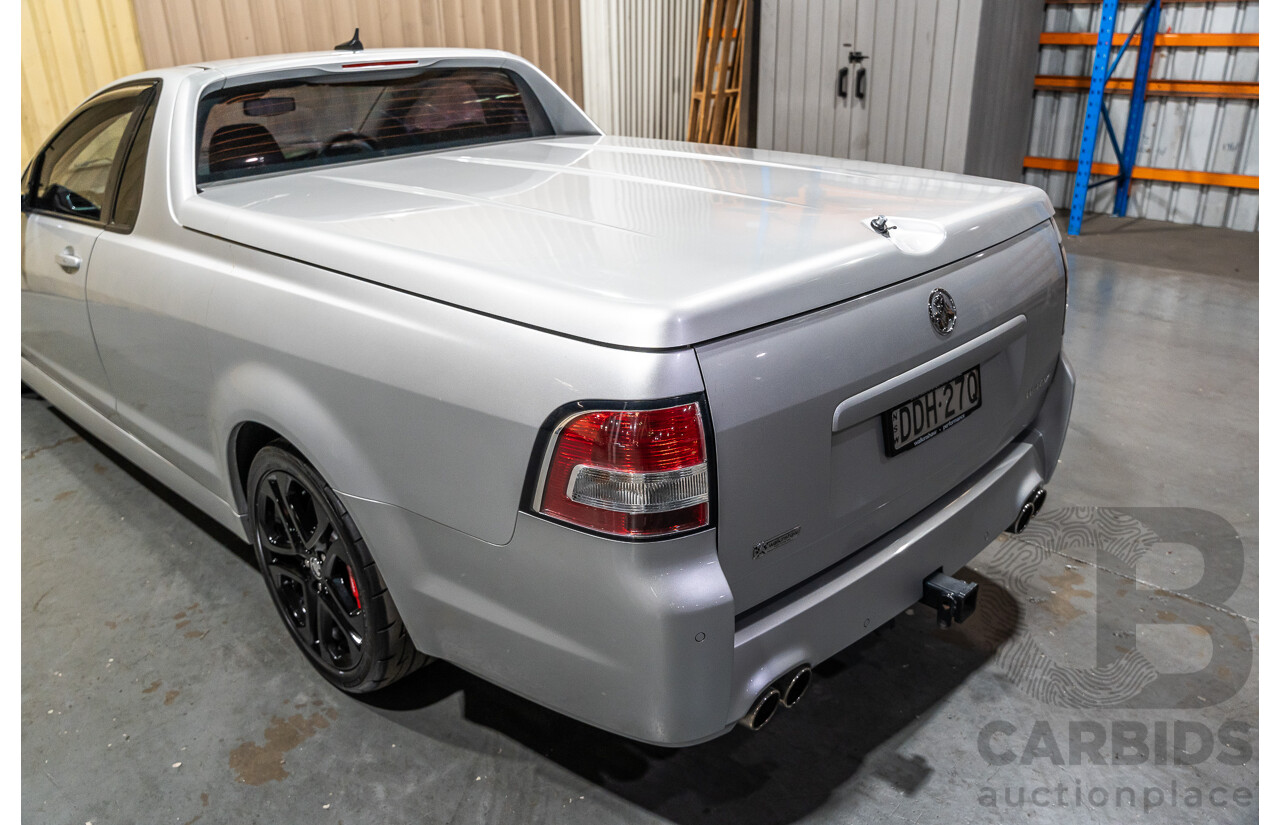3/2016 Holden Commodore Utility SS-V Redline VF11 Utility Nitrate Silver V8 6.2L - Walkinshaw W407 Package