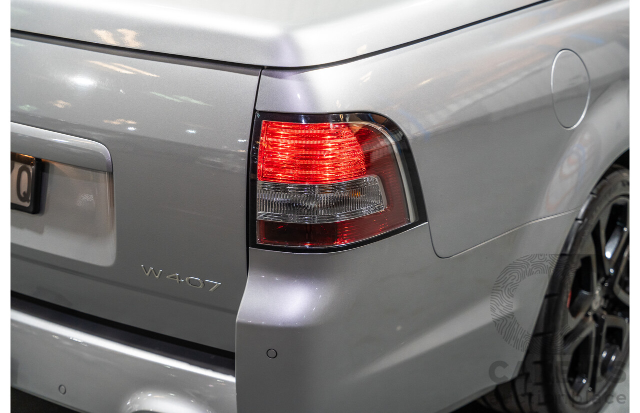 3/2016 Holden Commodore Utility SS-V Redline VF11 Utility Nitrate Silver V8 6.2L - Walkinshaw W407 Package