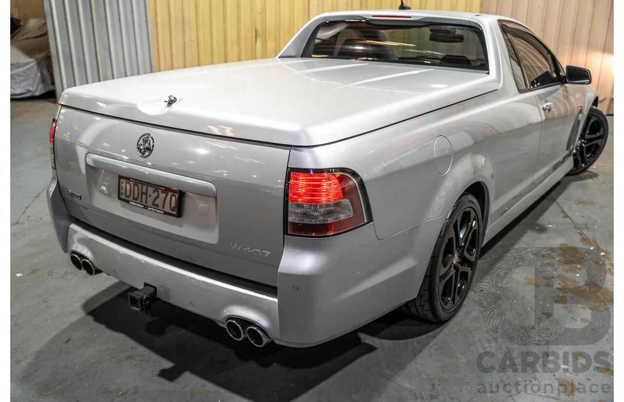 3/2016 Holden Commodore Utility SS-V Redline VF11 Utility Nitrate Silver V8 6.2L - Walkinshaw W407 Package