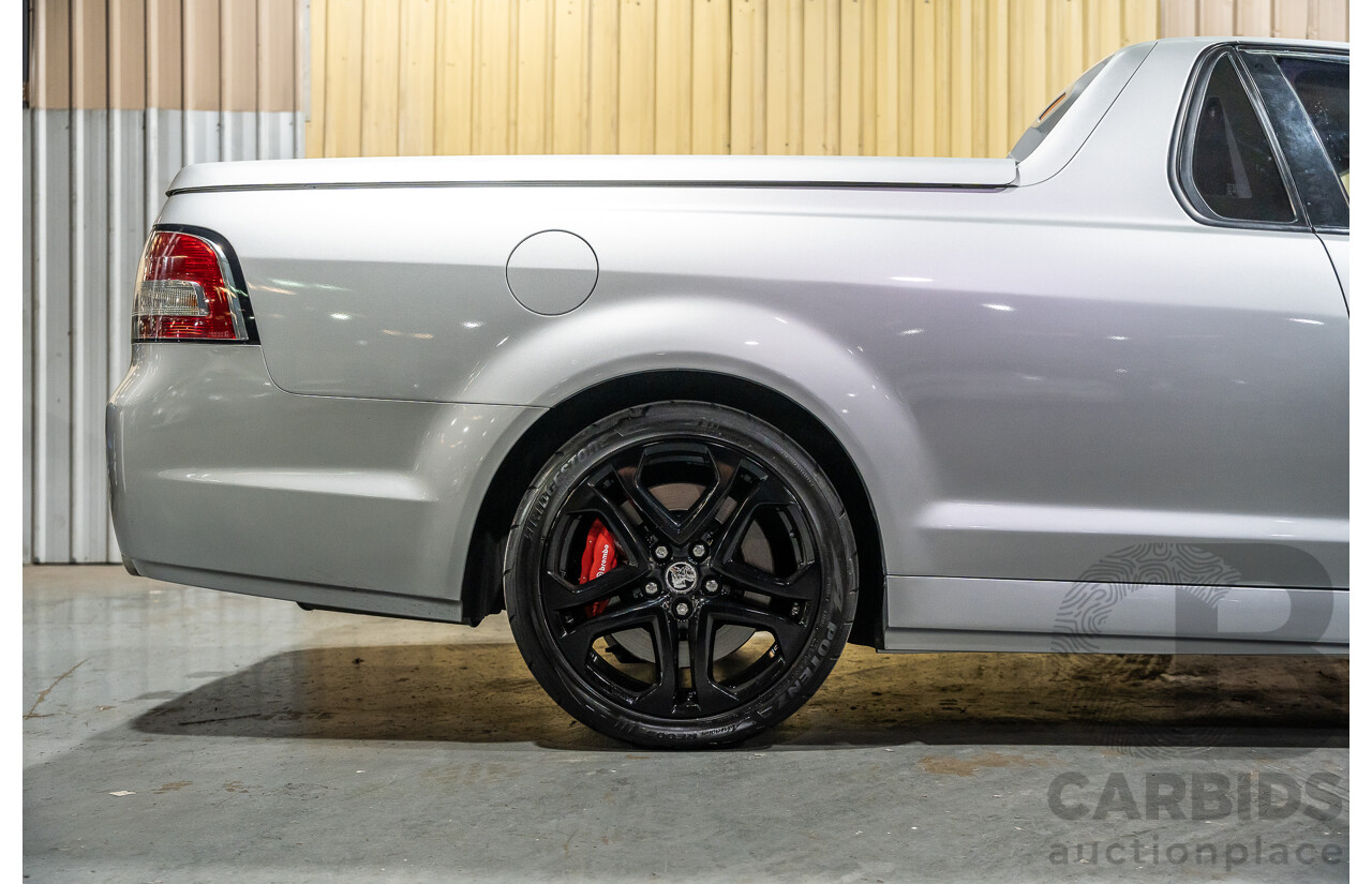 3/2016 Holden Commodore Utility SS-V Redline VF11 Utility Nitrate Silver V8 6.2L - Walkinshaw W407 Package