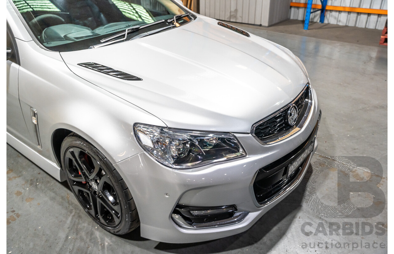 3/2016 Holden Commodore Utility SS-V Redline VF11 Utility Nitrate Silver V8 6.2L - Walkinshaw W407 Package