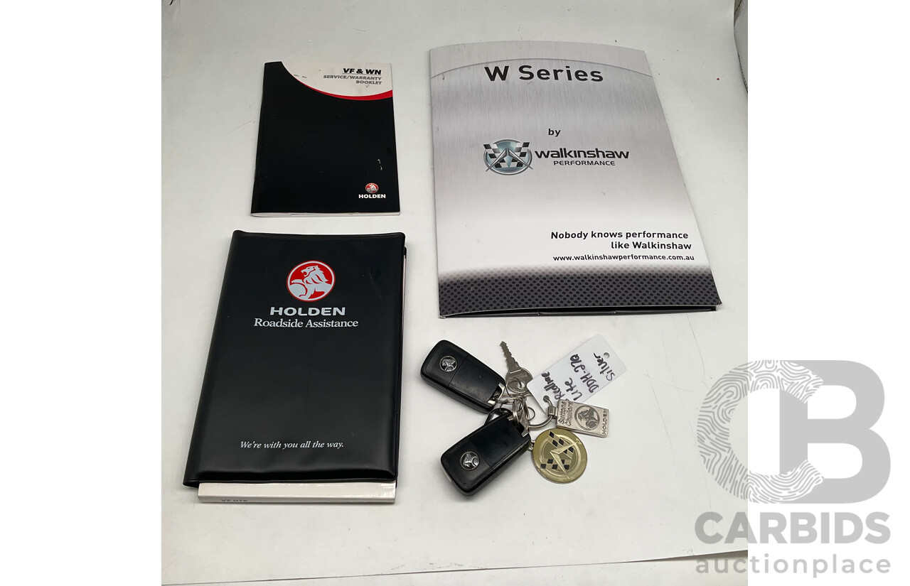 3/2016 Holden Commodore Utility SS-V Redline VF11 Utility Nitrate Silver V8 6.2L - Walkinshaw W407 Package