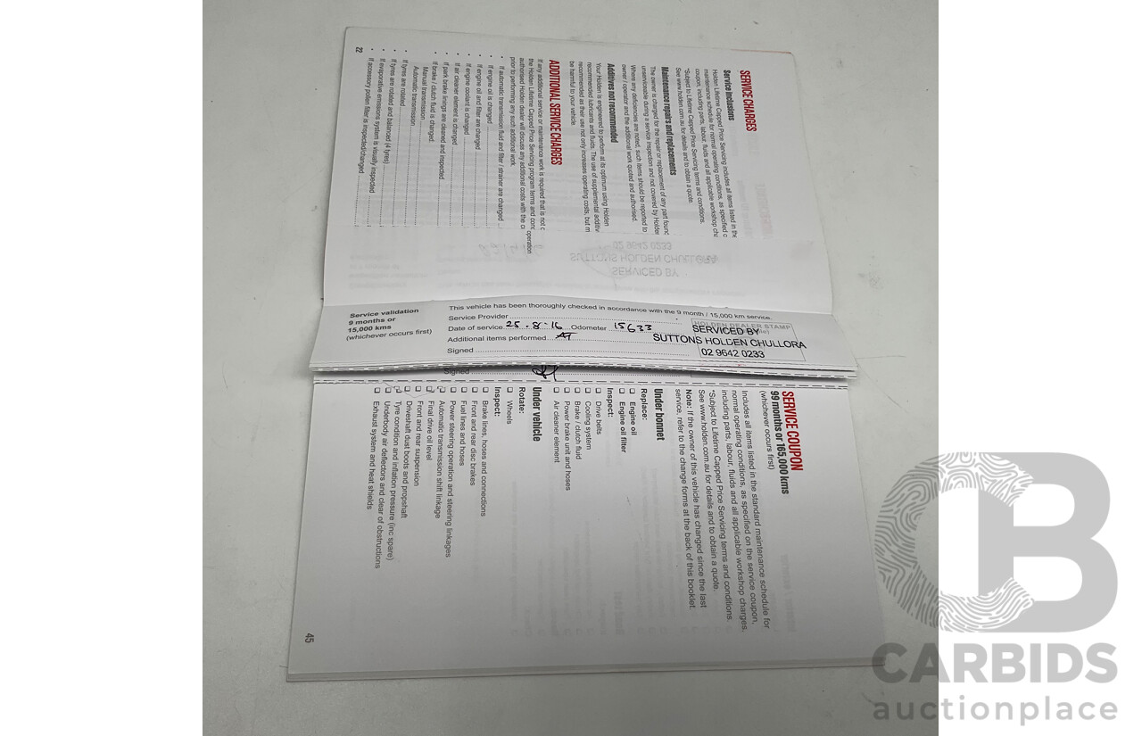 3/2016 Holden Commodore Utility SS-V Redline VF11 Utility Nitrate Silver V8 6.2L - Walkinshaw W407 Package