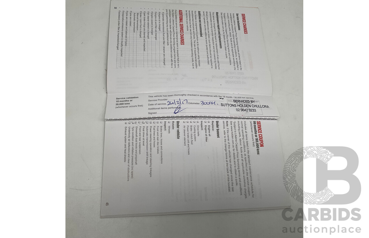 3/2016 Holden Commodore Utility SS-V Redline VF11 Utility Nitrate Silver V8 6.2L - Walkinshaw W407 Package