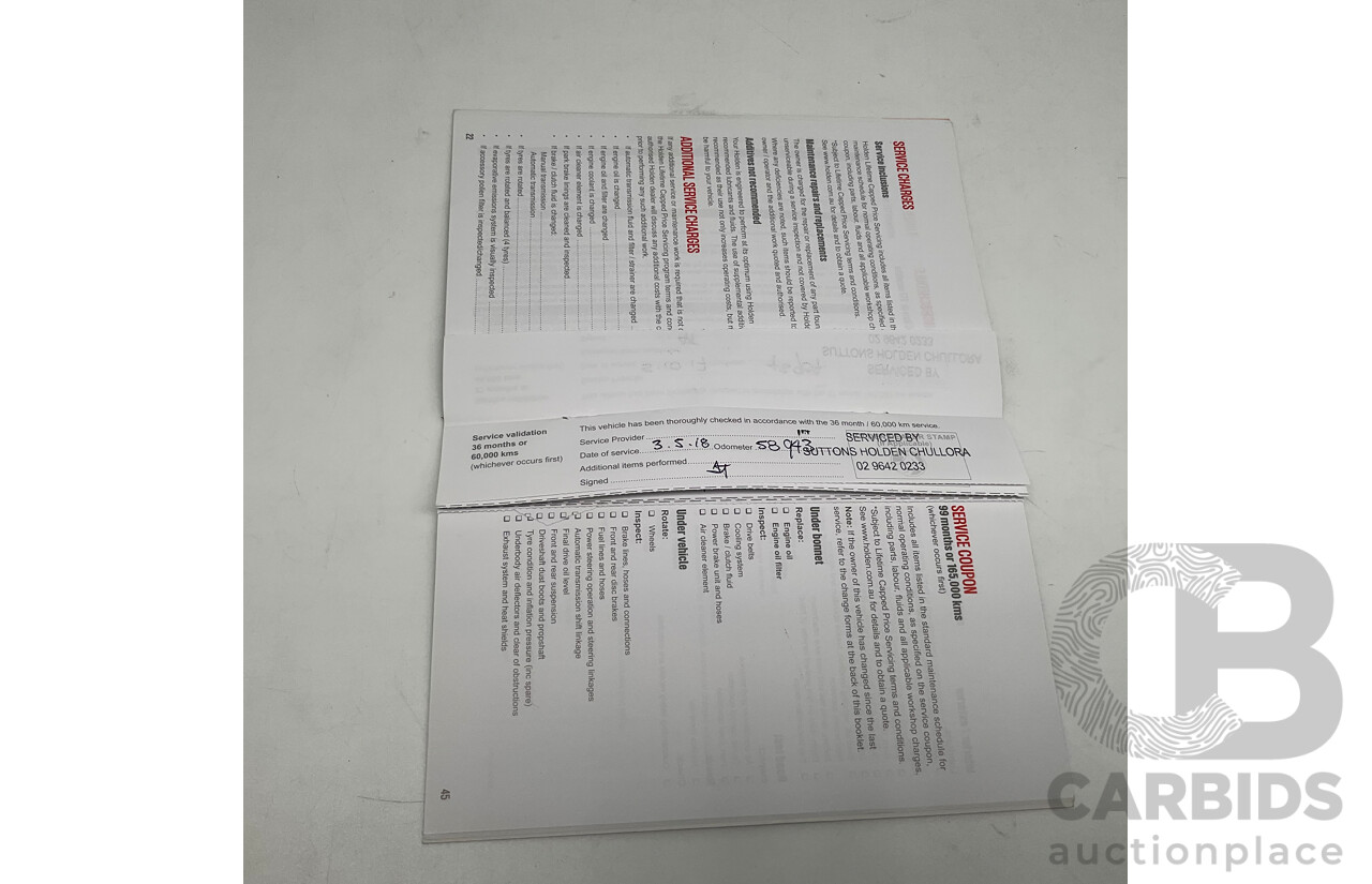 3/2016 Holden Commodore Utility SS-V Redline VF11 Utility Nitrate Silver V8 6.2L - Walkinshaw W407 Package