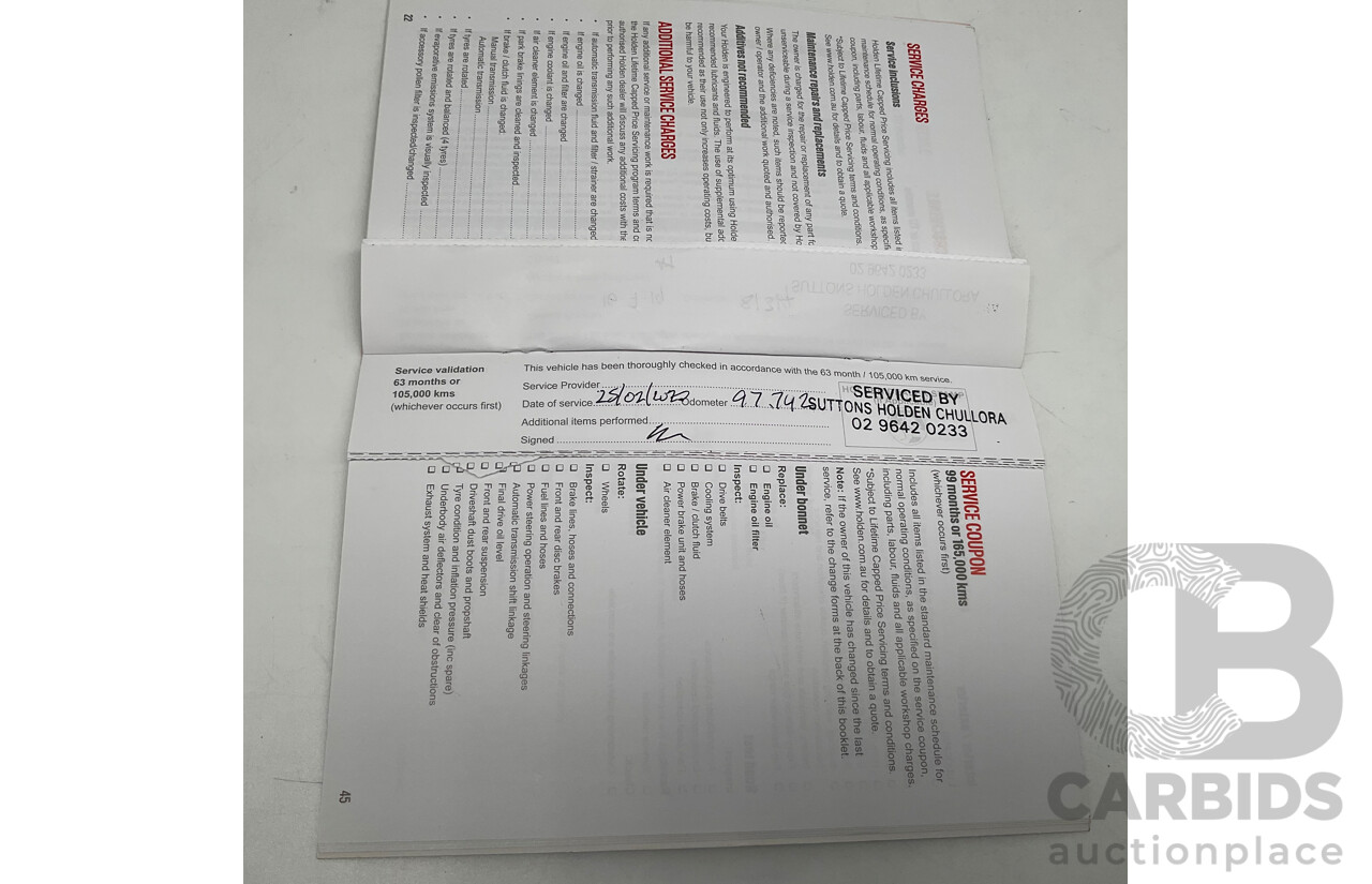 3/2016 Holden Commodore Utility SS-V Redline VF11 Utility Nitrate Silver V8 6.2L - Walkinshaw W407 Package