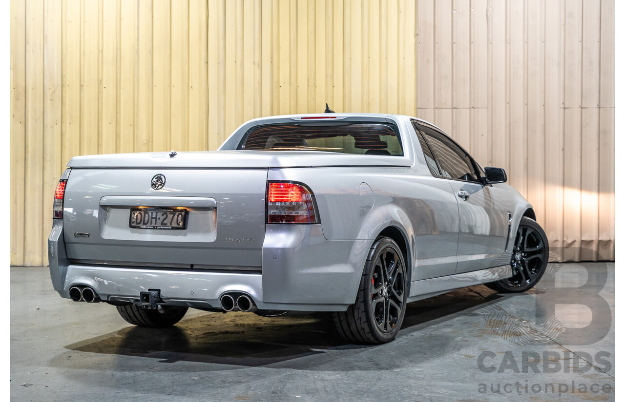 3/2016 Holden Commodore Utility SS-V Redline VF11 Utility Nitrate Silver V8 6.2L - Walkinshaw W407 Package