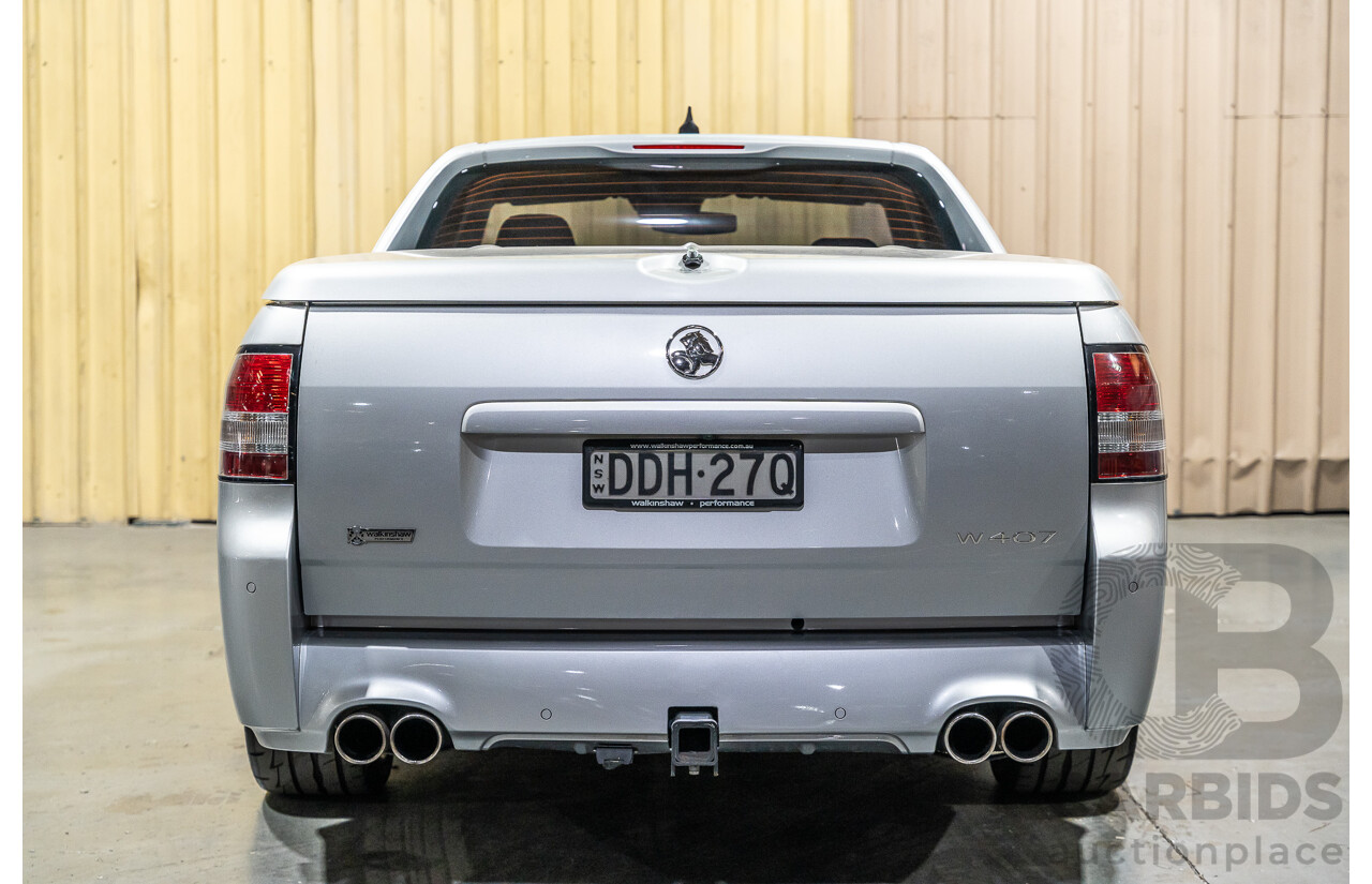 3/2016 Holden Commodore Utility SS-V Redline VF11 Utility Nitrate Silver V8 6.2L - Walkinshaw W407 Package