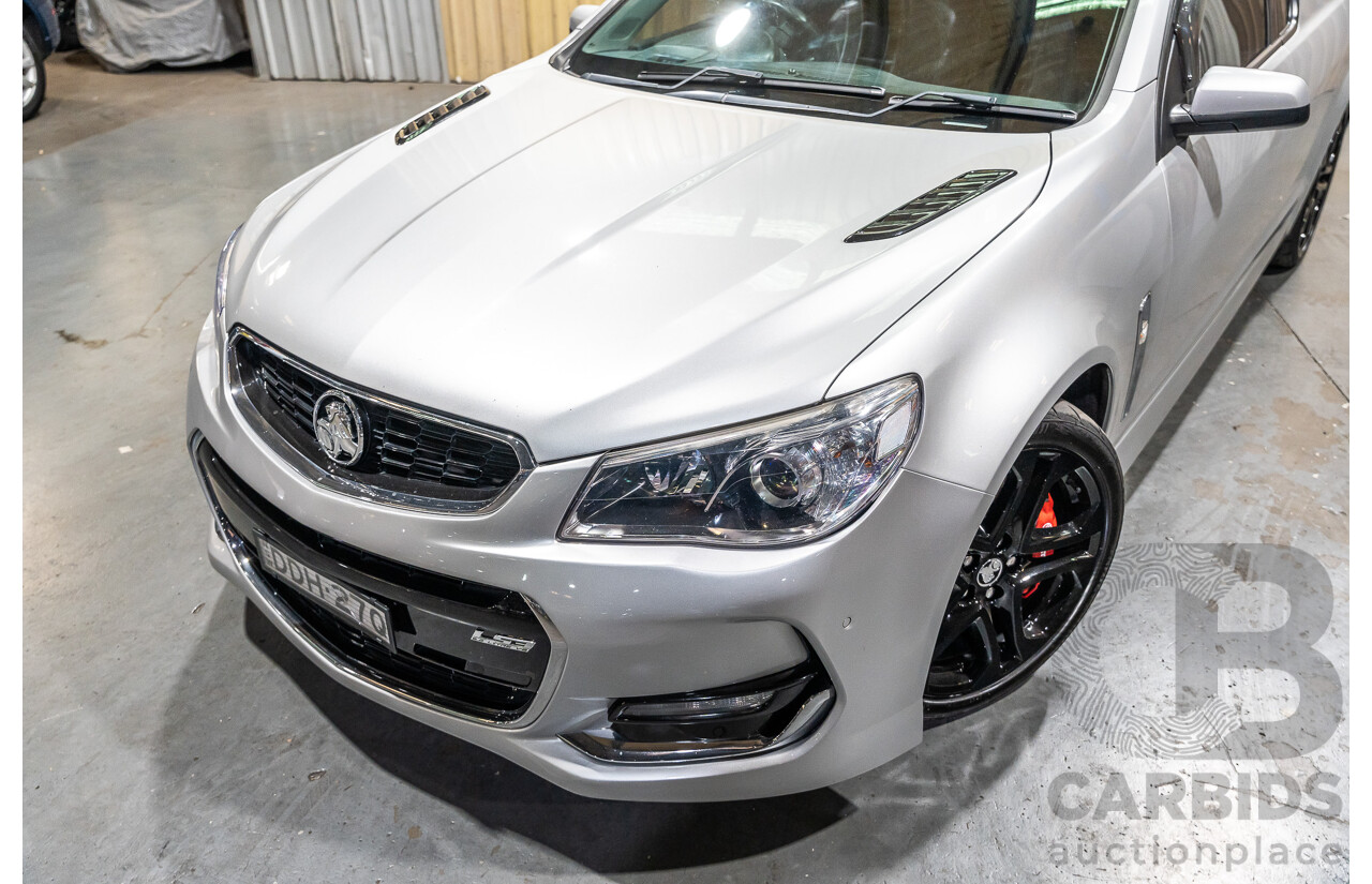3/2016 Holden Commodore Utility SS-V Redline VF11 Utility Nitrate Silver V8 6.2L - Walkinshaw W407 Package