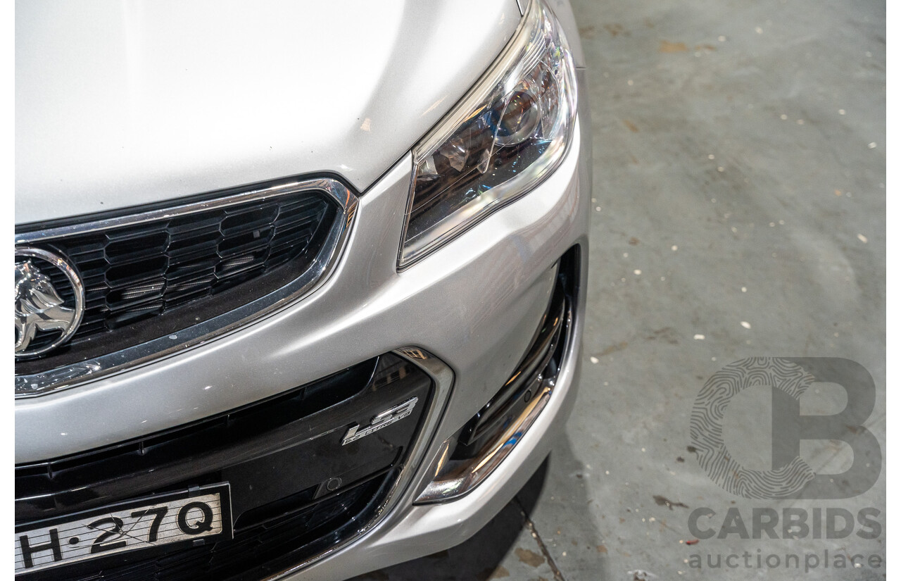 3/2016 Holden Commodore Utility SS-V Redline VF11 Utility Nitrate Silver V8 6.2L - Walkinshaw W407 Package