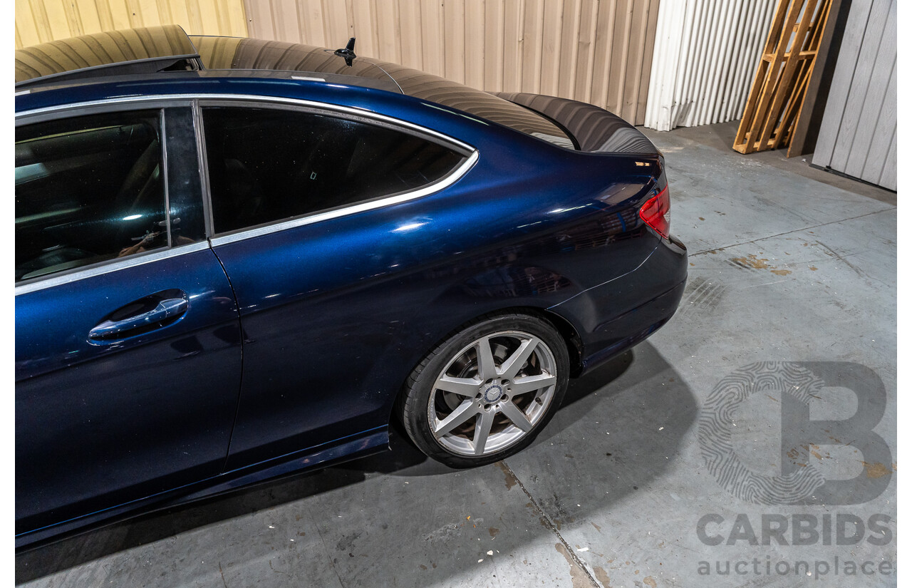 8/2011 Mercedes Benz C250 CDI AMG Package BE W204 MY11 2d Coupe Cavansite Blue Metallic Turbo Diesel 2.1L