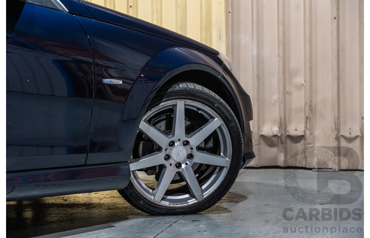8/2011 Mercedes Benz C250 CDI AMG Package BE W204 MY11 2d Coupe Cavansite Blue Metallic Turbo Diesel 2.1L