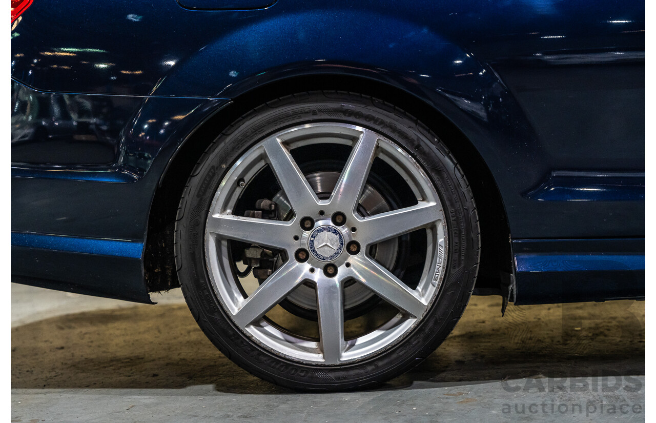 8/2011 Mercedes Benz C250 CDI AMG Package BE W204 MY11 2d Coupe Cavansite Blue Metallic Turbo Diesel 2.1L