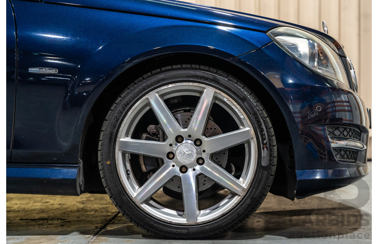 8/2011 Mercedes Benz C250 CDI AMG Package BE W204 MY11 2d Coupe Cavansite Blue Metallic Turbo Diesel 2.1L
