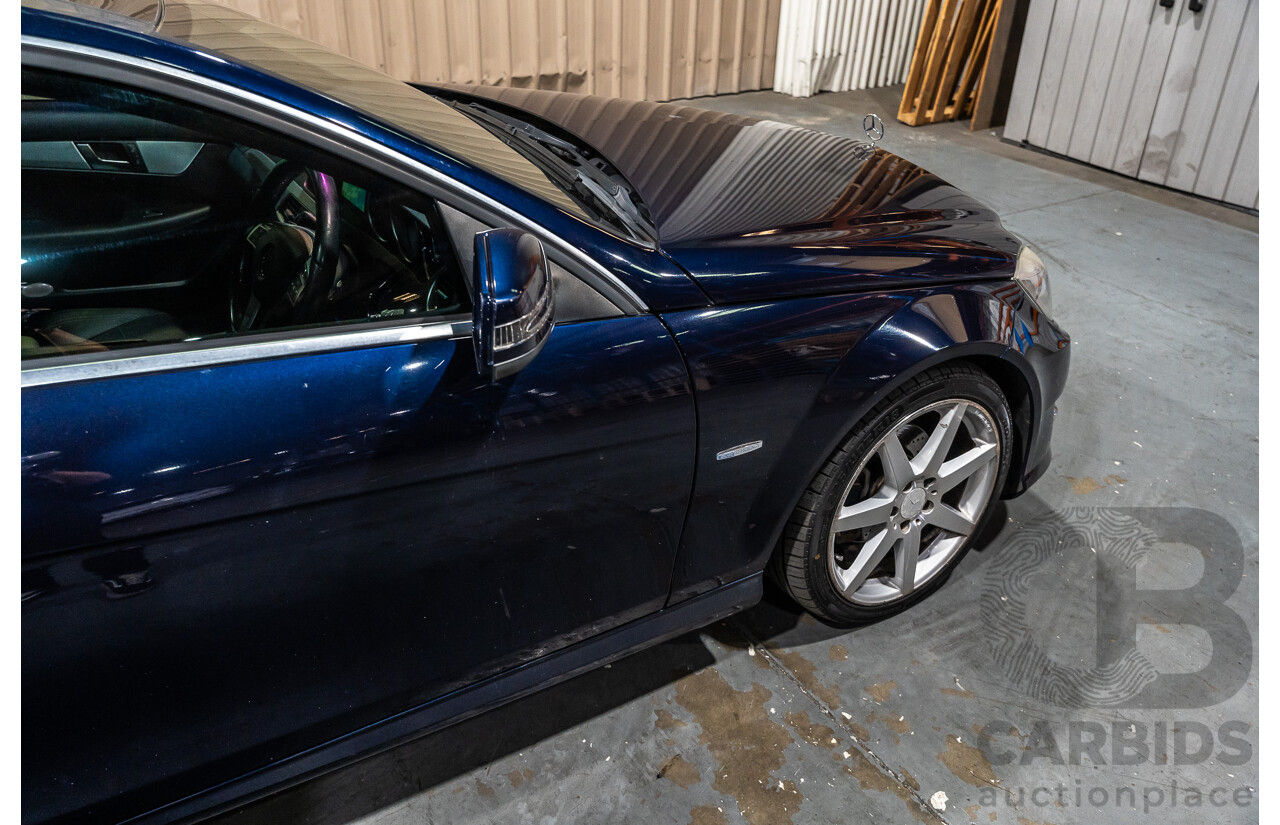 8/2011 Mercedes Benz C250 CDI AMG Package BE W204 MY11 2d Coupe Cavansite Blue Metallic Turbo Diesel 2.1L