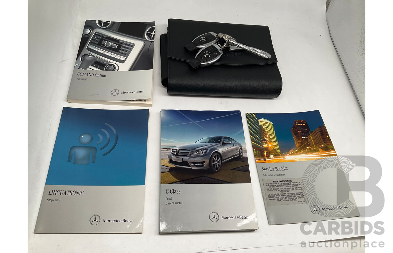 8/2011 Mercedes Benz C250 CDI AMG Package BE W204 MY11 2d Coupe Cavansite Blue Metallic Turbo Diesel 2.1L