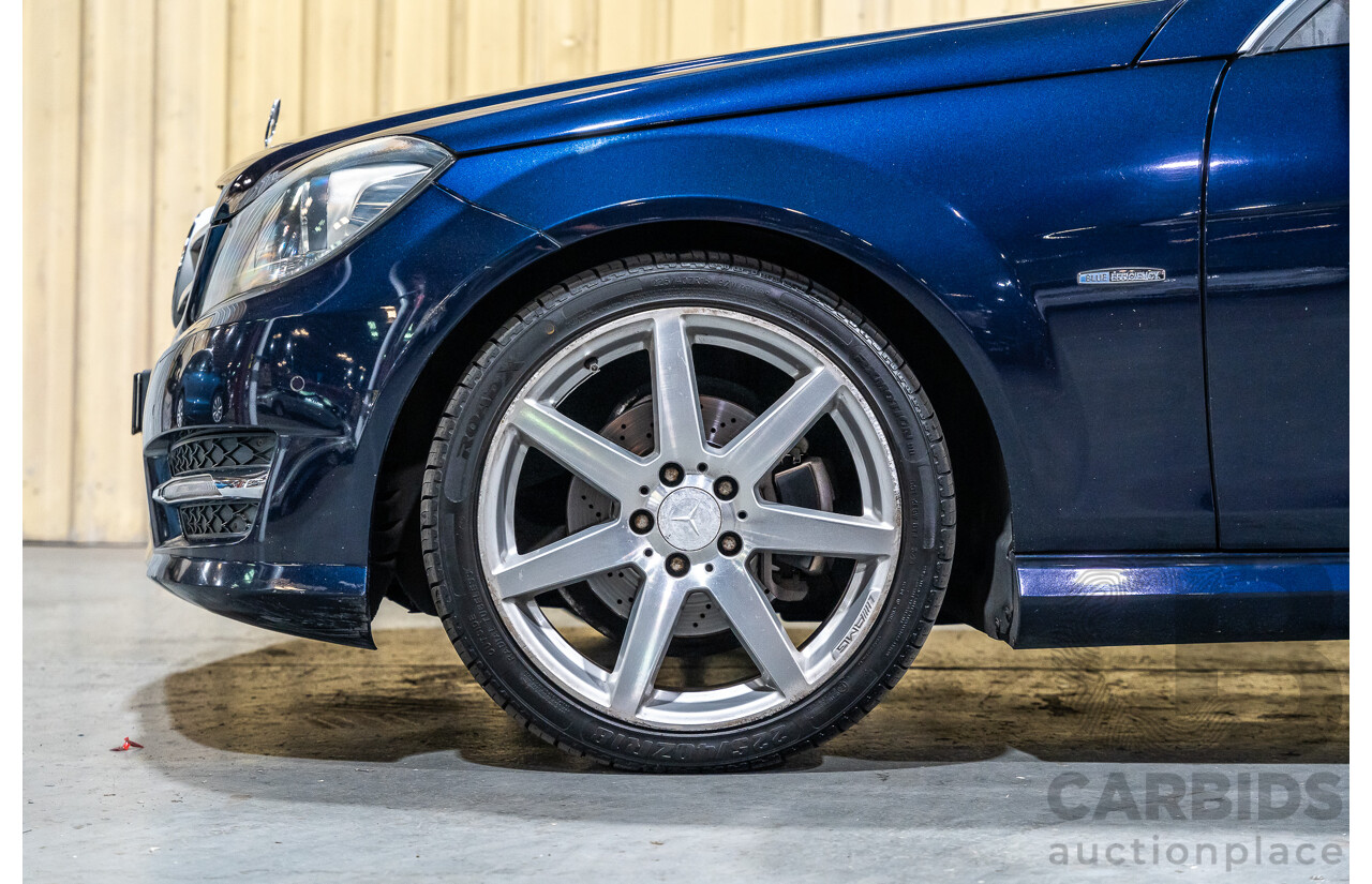 8/2011 Mercedes Benz C250 CDI AMG Package BE W204 MY11 2d Coupe Cavansite Blue Metallic Turbo Diesel 2.1L