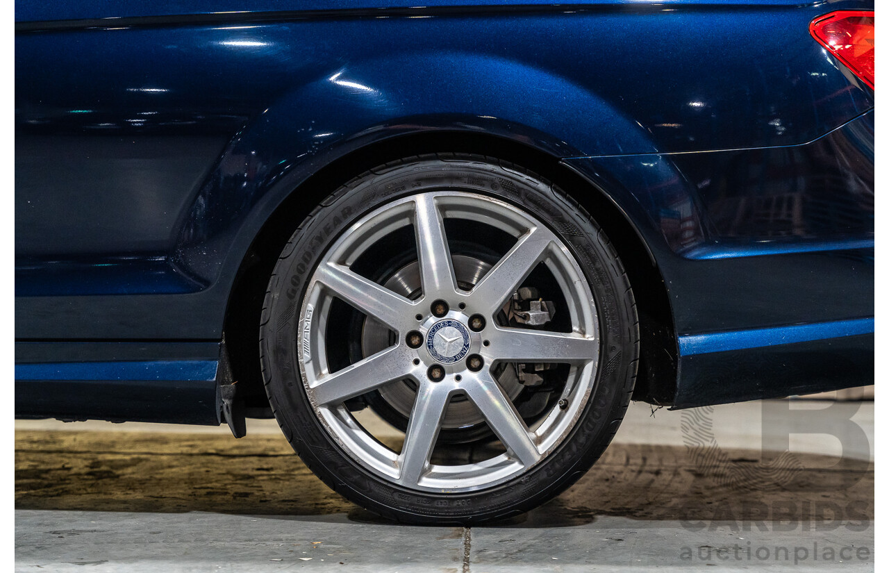 8/2011 Mercedes Benz C250 CDI AMG Package BE W204 MY11 2d Coupe Cavansite Blue Metallic Turbo Diesel 2.1L