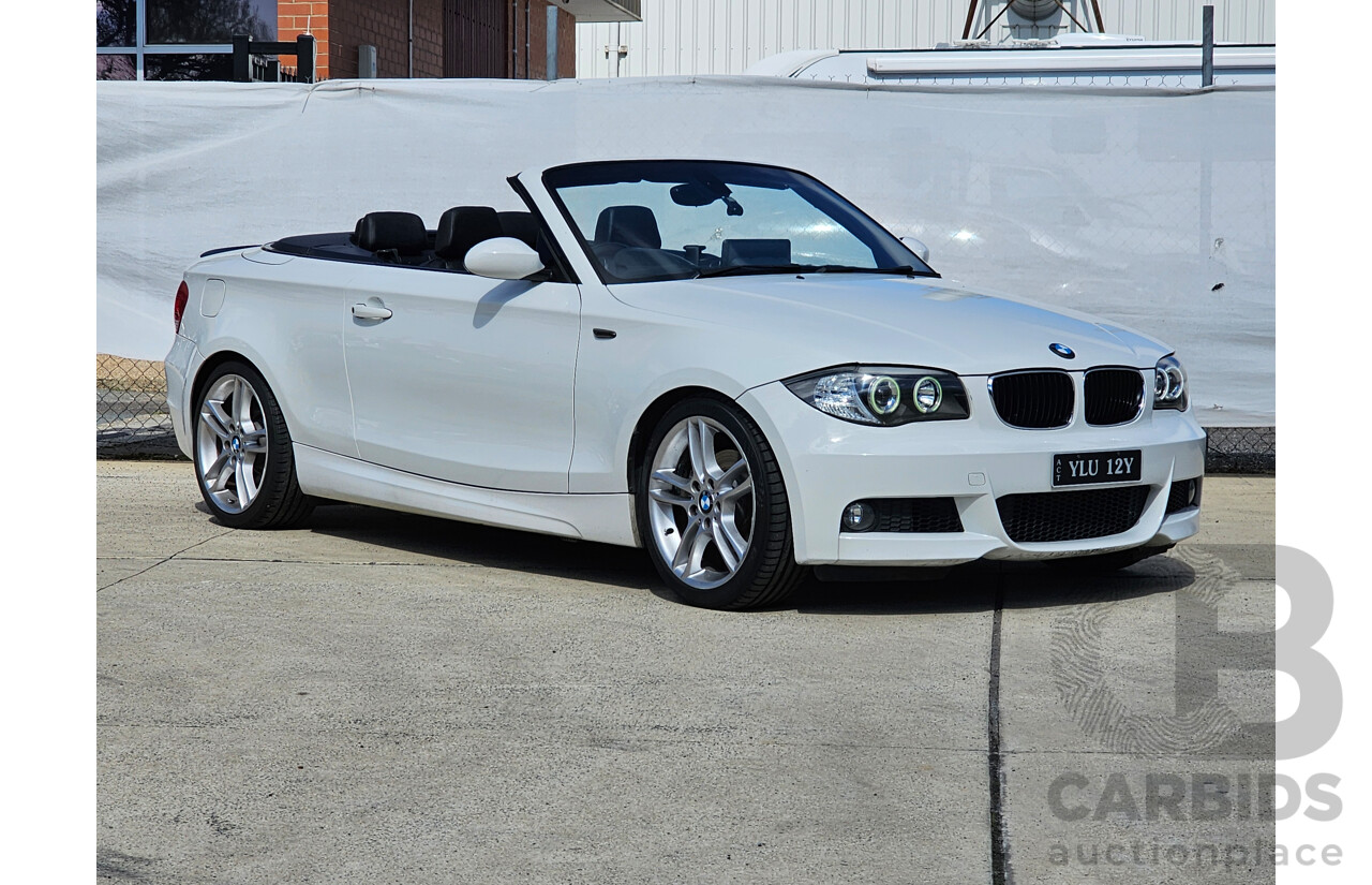 4/2009 BMW 125i E88 MY09 2d Convertible White 3.0L - Msport