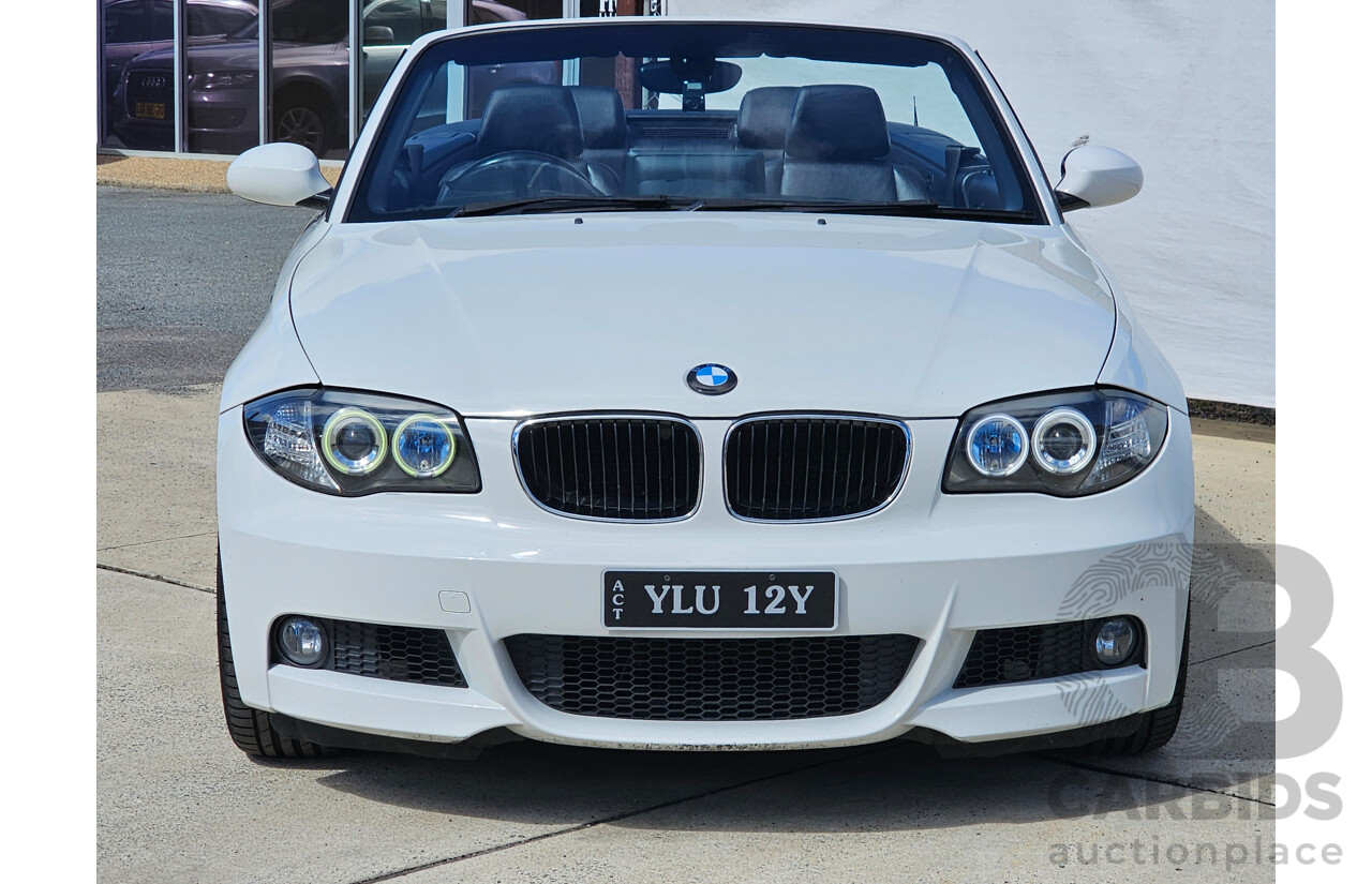 4/2009 BMW 125i E88 MY09 2d Convertible White 3.0L - Msport