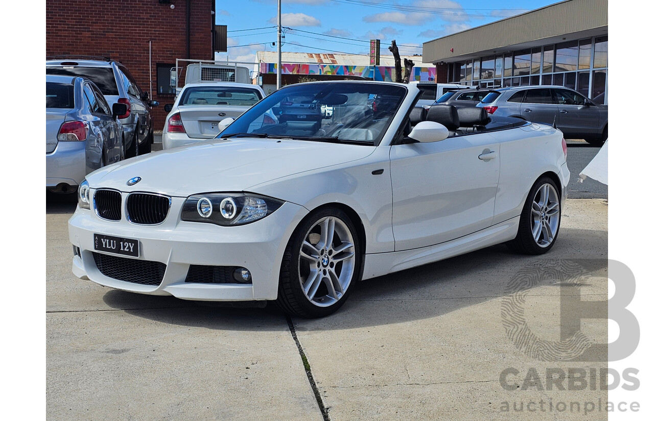 4/2009 BMW 125i E88 MY09 2d Convertible White 3.0L - Msport