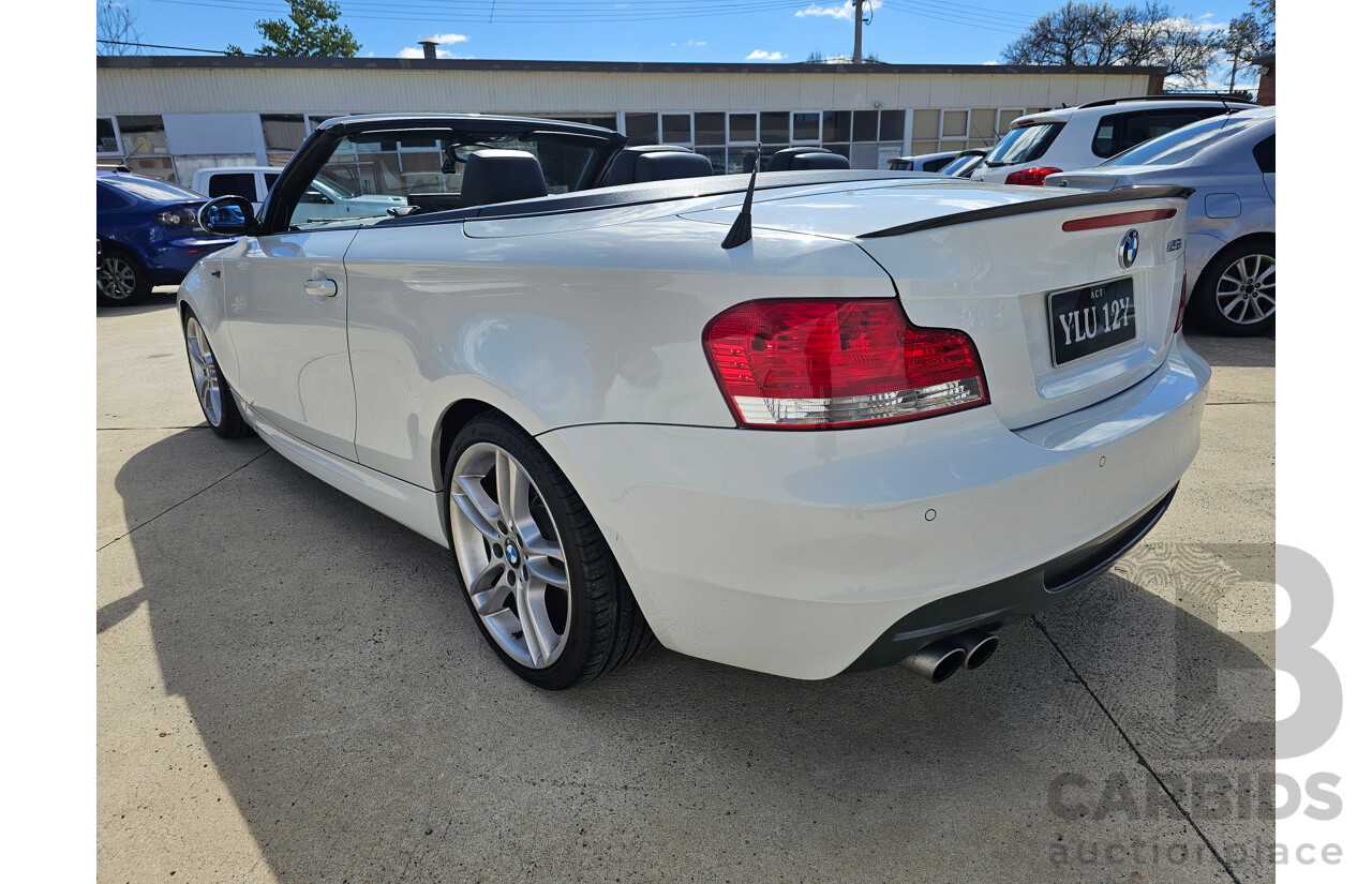 4/2009 BMW 125i E88 MY09 2d Convertible White 3.0L - Msport