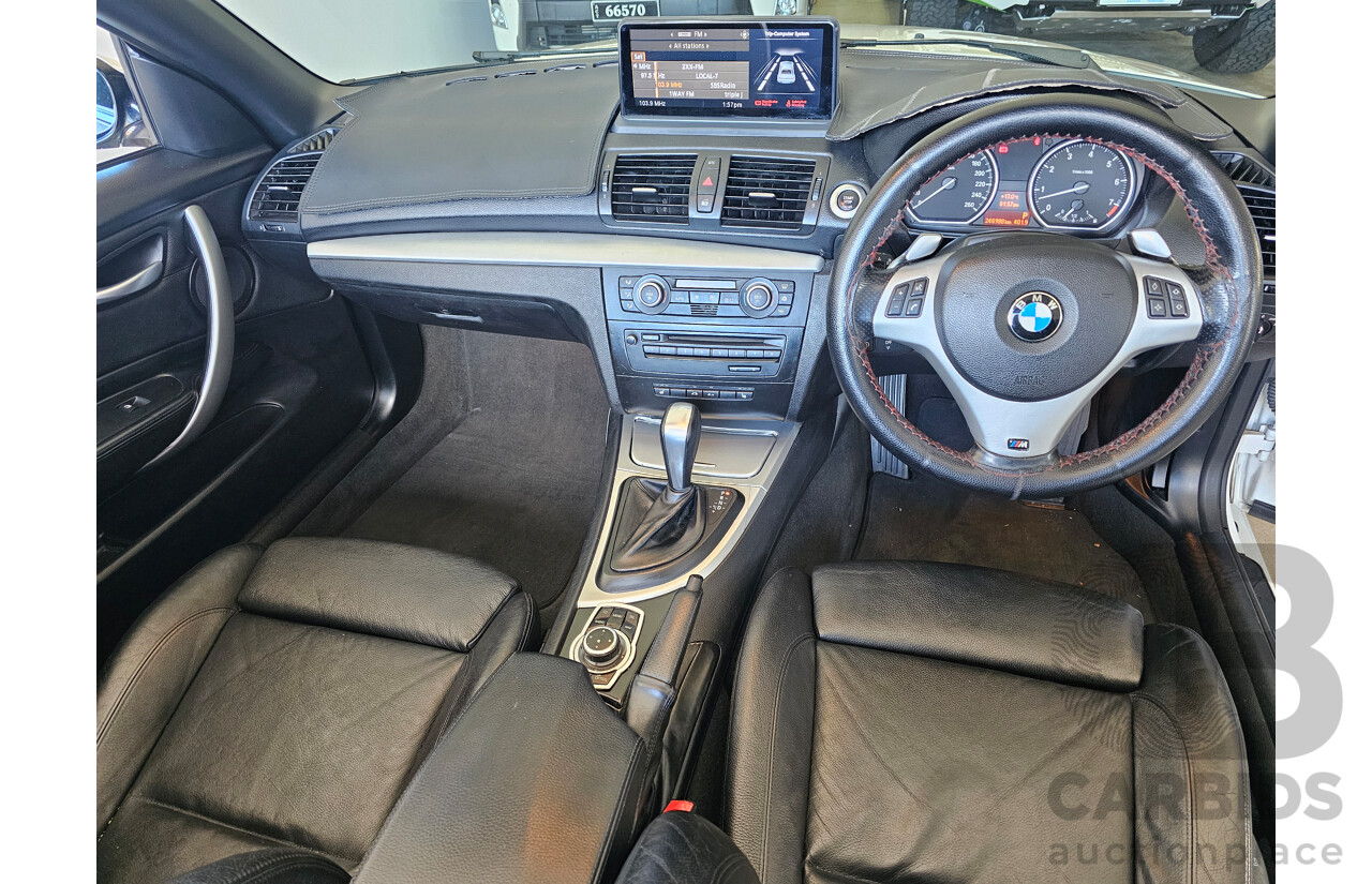 4/2009 BMW 125i E88 MY09 2d Convertible White 3.0L - Msport