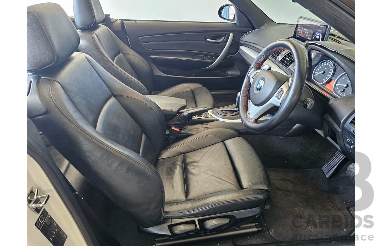 4/2009 BMW 125i E88 MY09 2d Convertible White 3.0L - Msport