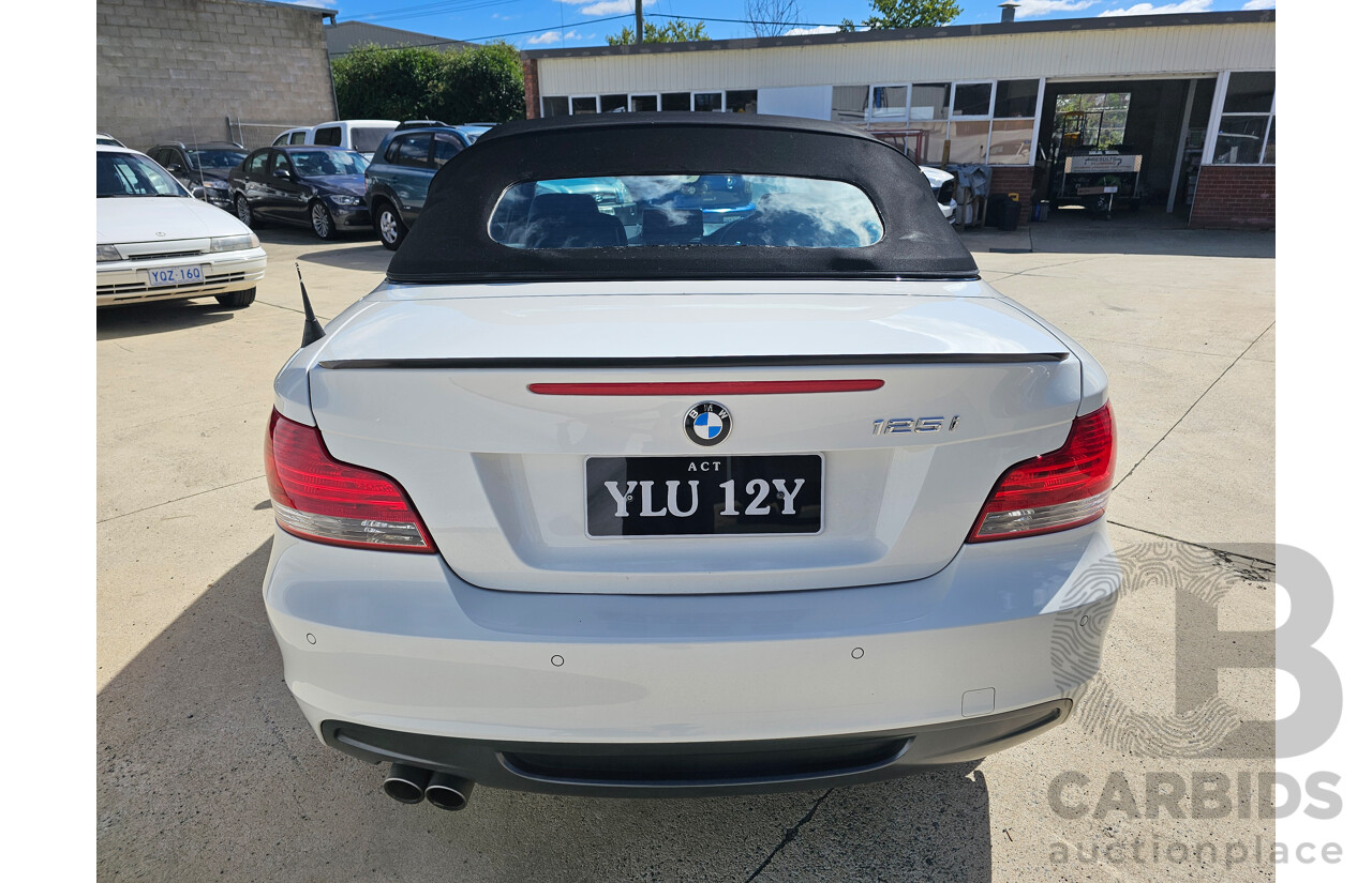 4/2009 BMW 125i E88 MY09 2d Convertible White 3.0L - Msport