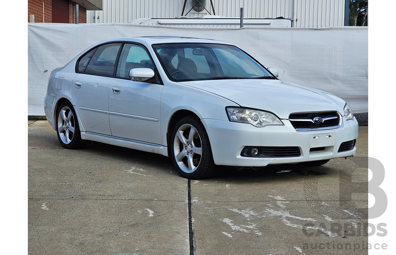 5/2005 Subaru Liberty 3.0R MY05 4d Sedan White 3.0L