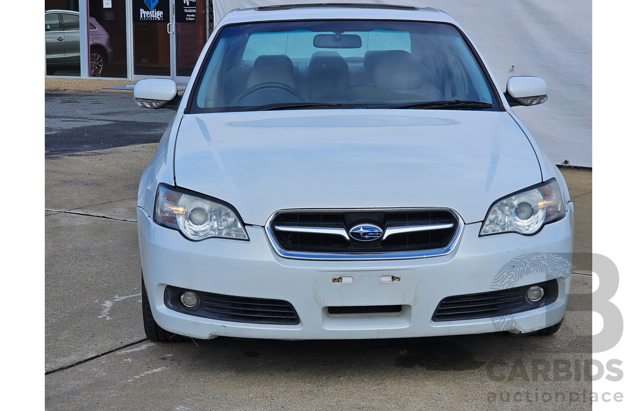 5/2005 Subaru Liberty 3.0R MY05 4d Sedan White 3.0L