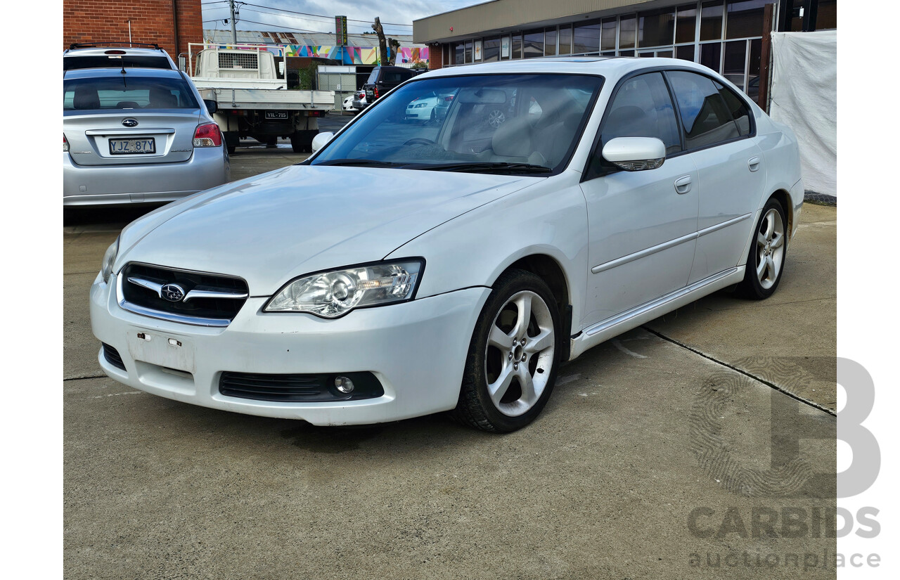 5/2005 Subaru Liberty 3.0R MY05 4d Sedan White 3.0L