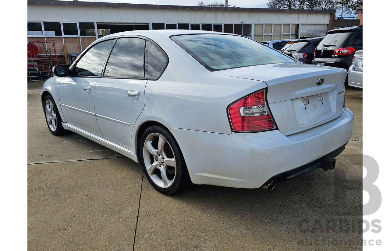 5/2005 Subaru Liberty 3.0R MY05 4d Sedan White 3.0L